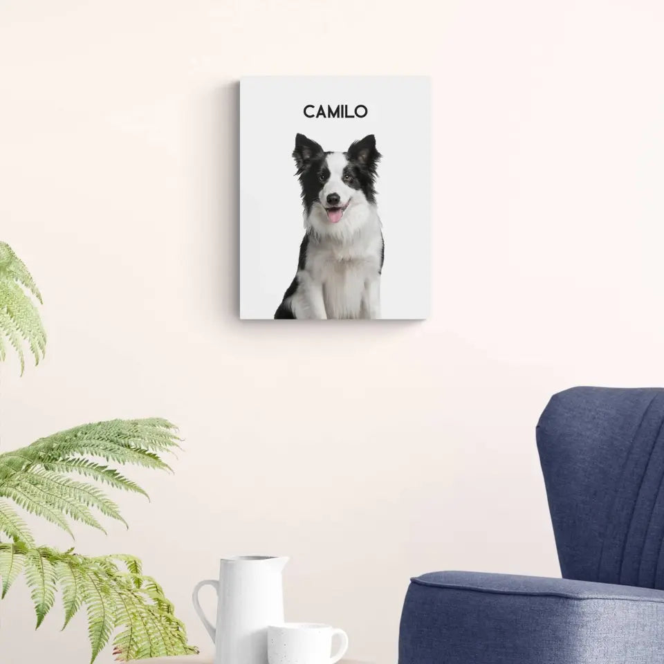 Cuadro Decorativo Personalizable - Retrato de Mascota