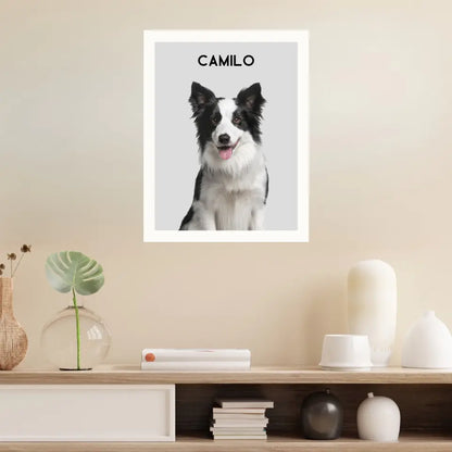 Cuadro Decorativo Personalizable - Retrato de Mascota