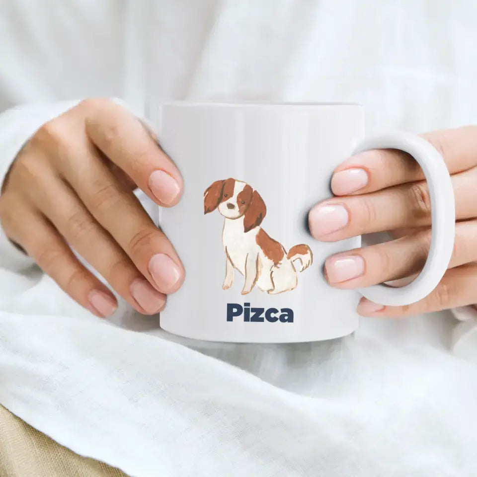 Today's Good Mood, Taza Personalizada Frase con Perrito