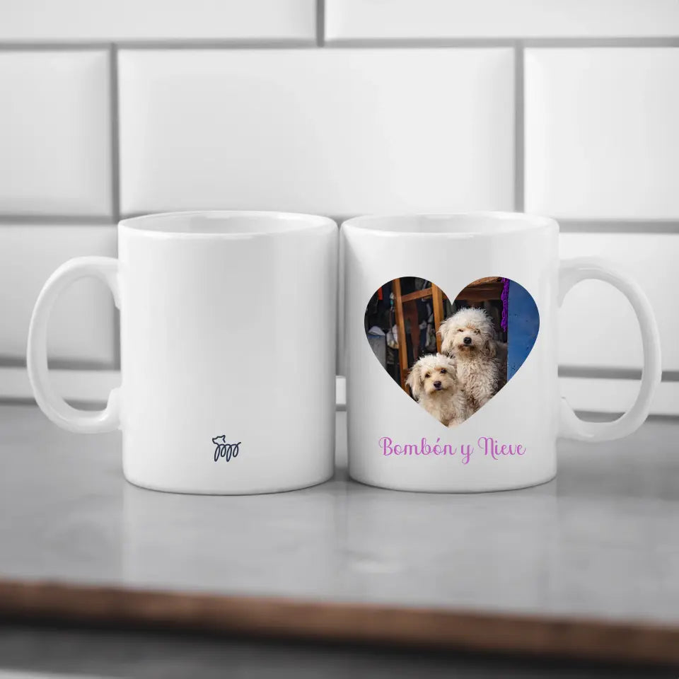 Taza Personalizada - Corazón de tu Mascota, el regalo perfecto