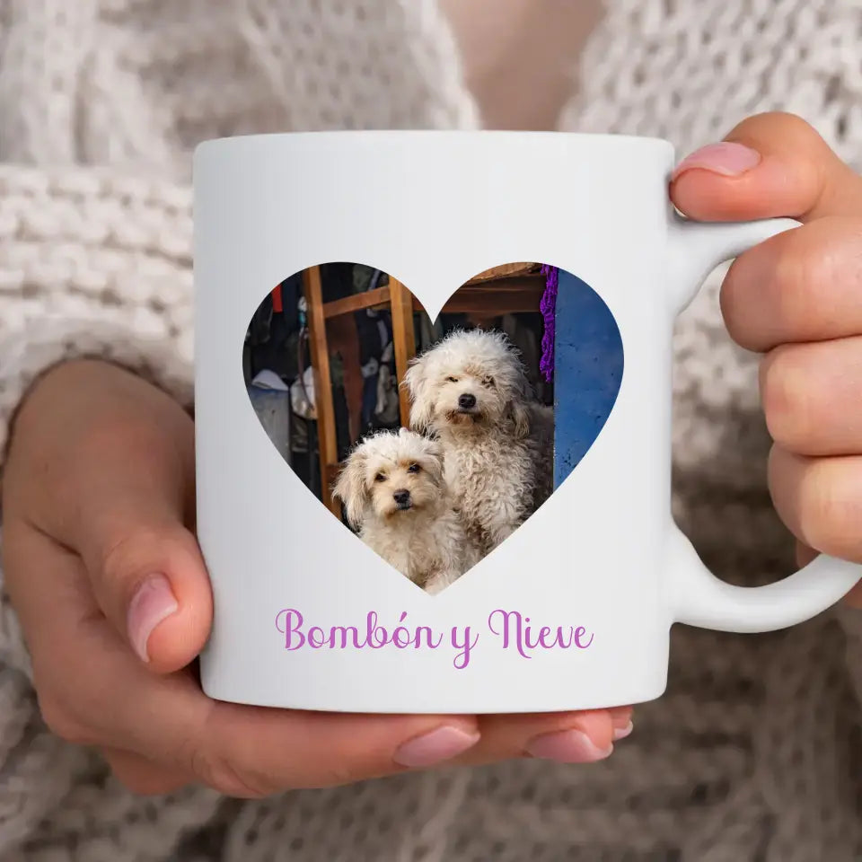 Taza Personalizada - Corazón de tu Mascota, el regalo perfecto