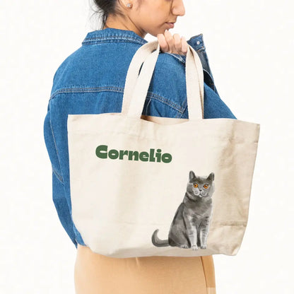 La Kitty Bag - Bolsa Tote Personalizada con tu Gatito