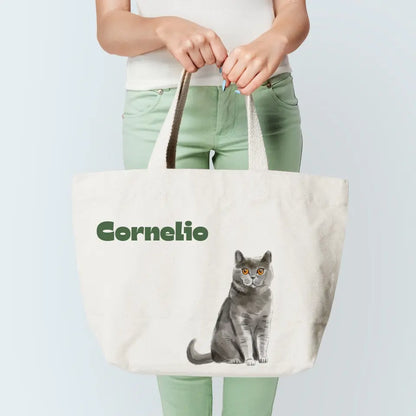 La Kitty Bag - Bolsa Tote Personalizada con tu Gatito